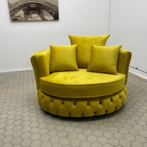 Luxury Circular Accent Chair