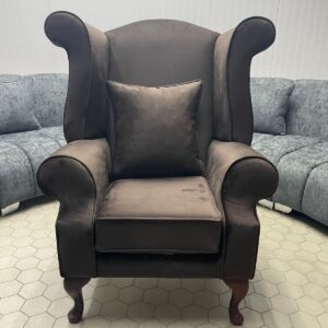 Luxury Brown Accent Armchair