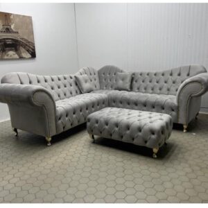 Grey Corner with Stud Detailing